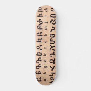 Armênio - Alphabet Skateboard