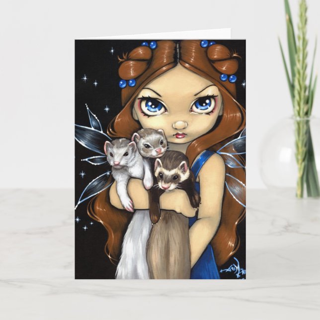 "Armful cartão das doninhas" (Frente)