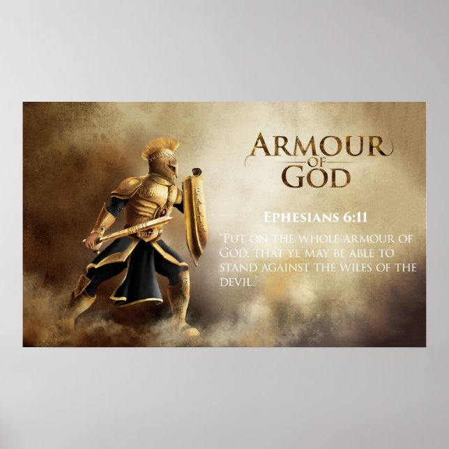 Armor de Deus Poster (Frente)