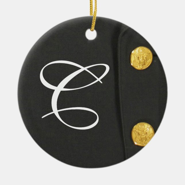 ARMY Classe A Vestido Uniforme Verdes Ornamento Mi (Frente)