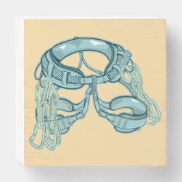 Arnês de escalada com desenhar rápidos