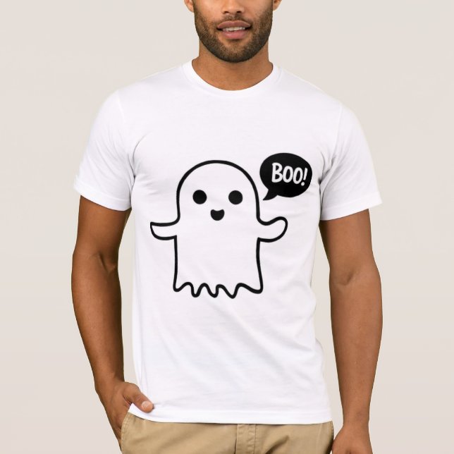 Aro Pride Ghost T-Shirt Design (Frente)