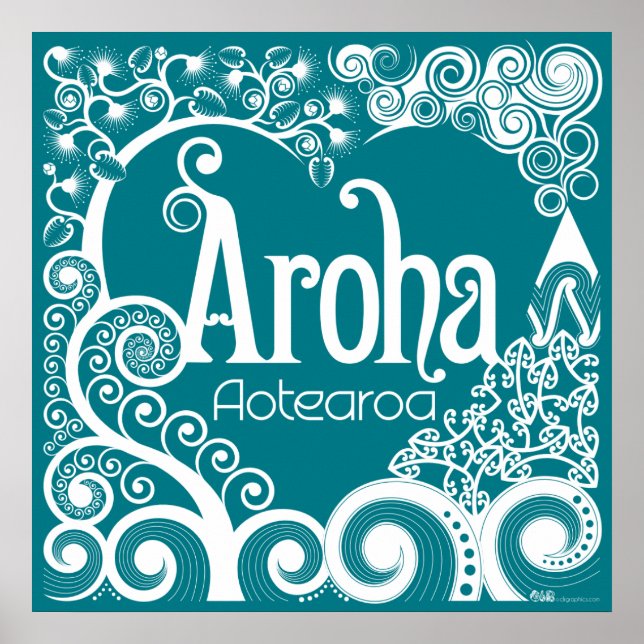 Aroha Aotearoa Poster (Frente)