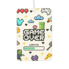 Aromatizador de Ar Retro Pixel de Vídeo Games para