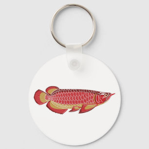 Arowana Button Chaveiro