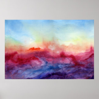 Arpeggi Watercolor Art Impressão