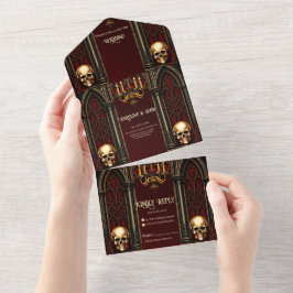 Arqueiro Gótico com Skulls.