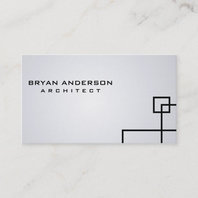 Arquiteto - cartões de visitas (Frente)