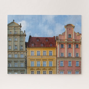 Arquitetura Colorida Wrocław Polônia Quebra-Cabeça