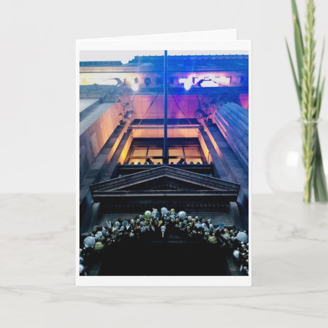 Arquitetura de Cleveland no cartão do Natal (Frente)