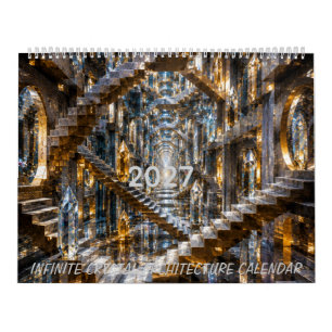 Arquitetura de Cristal Infinito Calendário 2027