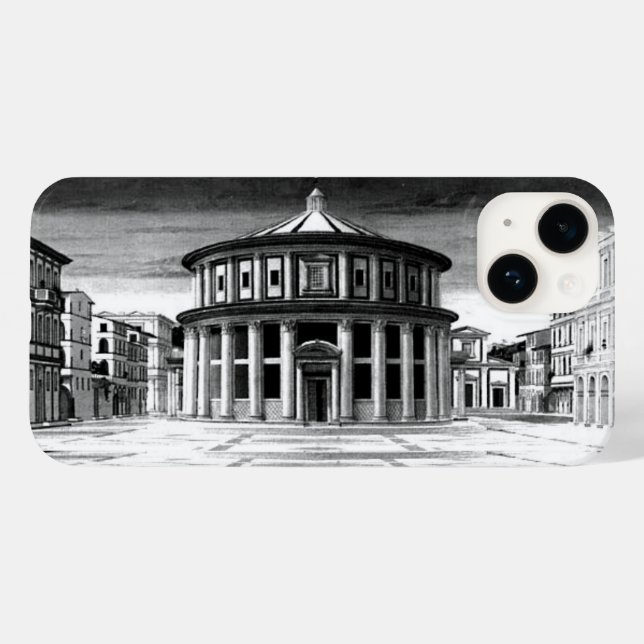Arquitetura de renascença da CIDADE IDEAL - Branco (Verso (horizontal))
