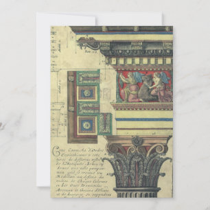 Arquitetura de safra, Coluna com Moldagem de Corni