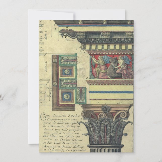 Arquitetura de safra, Coluna com Moldagem de Corni (Frente)