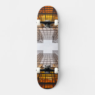 Arquitetura de skate do estilo gráfico dos meninos