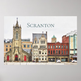 Arquitetura PA Scranton - Poster Cityscape