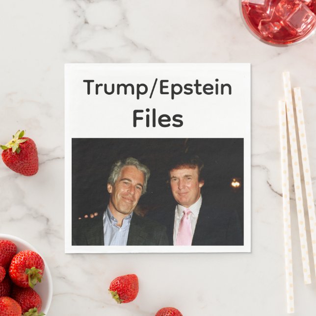 Arquivos de Trump/Epstein em Guardanapo de Papel (Insitu)