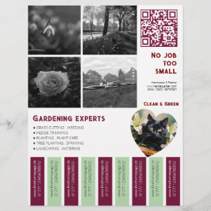 Arrancar Flyer imagens quadradas de jardinagem tro