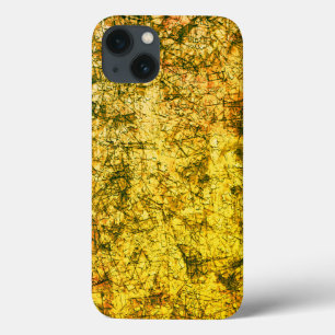 Arranhões em amarelo-ocre ligeiramente visto