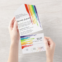Arranjo Brilhante Arco-Íris LGBTQ Manipulando Casa