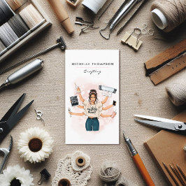 Arranjo da Rainha Arena Código QR Cartão de visita