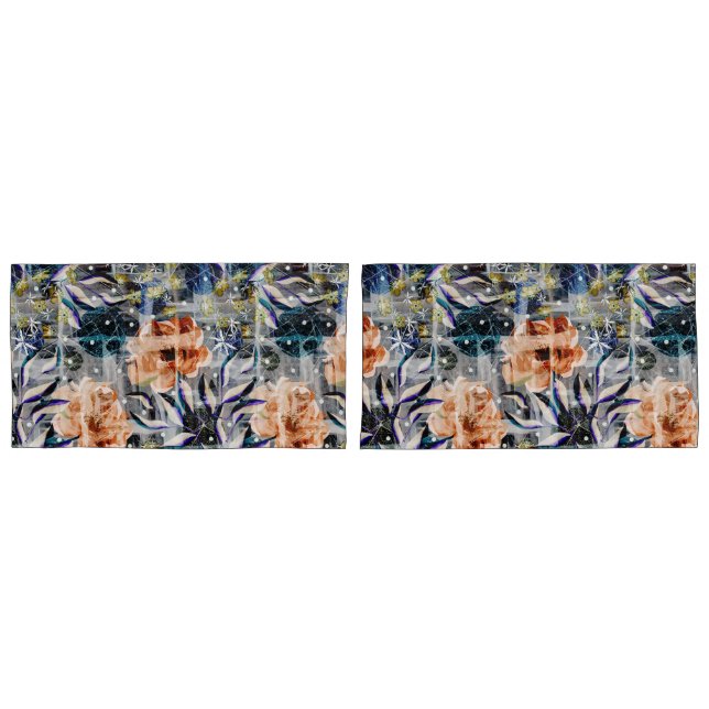 Arranjo de flores de Grunge. (Frente - conjunto)