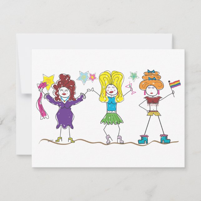 Arrastar Convite da Rainha (Frente)