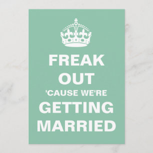 Arrepiante para fora nós estamos obtendo convites