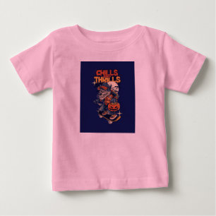 Arrepios e Emoções Camiseta de skate Halloween Lob