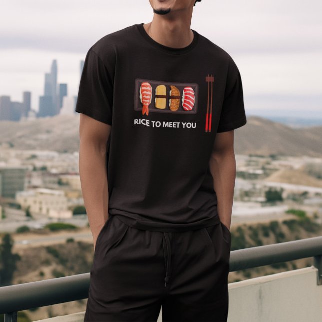 Arroz Para Te Conhecer Sushi T-Shirt (Criador carregado)