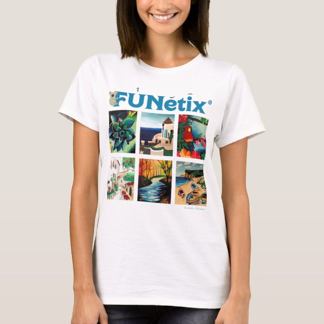 Art4Literacy, FUNetix, Paintings T-Shirt (Frente)