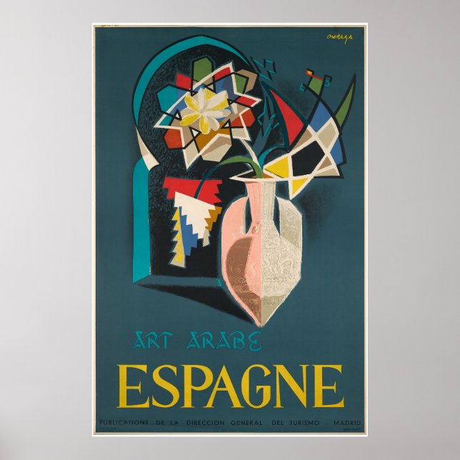 Art Arabe, Espagne, Poster vintage (Frente)