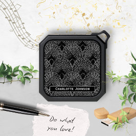 Art Deco Antracite Estilo Gatsby Padrão Pavão 