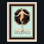Art Deco Berkshire Stockings Ad Poster 12 x 16<br><div class="desc">Fantástico Art Deco,  Berkshire Stockings,  Advertisement. Poster medidas 12 x 16</div>