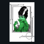 Art Deco Bride Poster<br><div class="desc">Tanto quanto sei, estas imagens estão em dominio público e acreditam ser livres de usar sem restrições nos EUA. Por favor, entre em contato comigo se você descobrir que qualquer uma dessas imagens não está no Dominio público.</div>