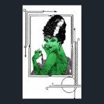 Art Deco Bride Poster<br><div class="desc">Tanto quanto sei,  estas imagens estão em dominio público e acreditam ser livres de usar sem restrições nos EUA. Por favor,  entre em contato comigo se você descobrir que qualquer uma dessas imagens não está no Dominio público.</div>