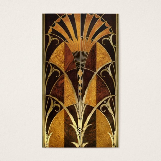 Art Deco Burl Wood (Frente)