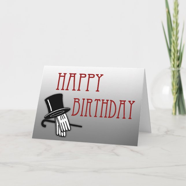 Art Deco - Cartão de Aniversário (Frente)