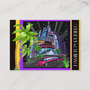 Art Deco City / Casino / Cartão de visita Limo