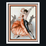 Art Deco "Dance Le Deux" 16 x 20 Poster<br><div class="desc">Dance Le Deux,  Poster de arte parisiense - 16 x 20</div>