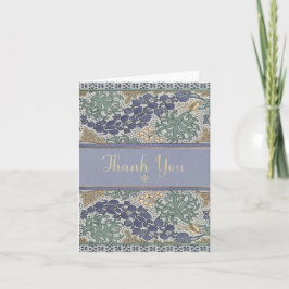 Art Deco Dourado Notas de agradecimento