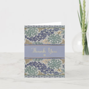 Art Deco Dourado Notas de agradecimento