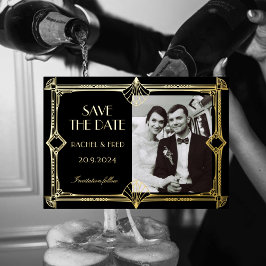 Art Deco Elegante Black 20s Classic