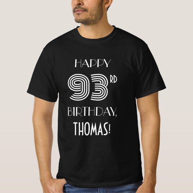 Art Deco Estilo Inspirado 93ª Camisa de Festa de a (Frente)