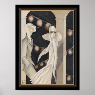 Art Deco Impressão "At the Dance", por Dodo 12 x 1