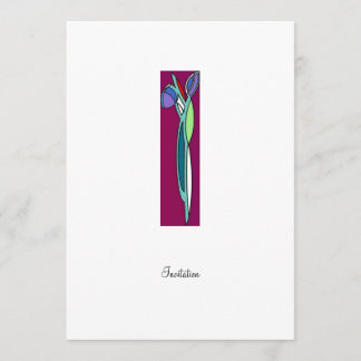 Art Deco Iris - Convite CP