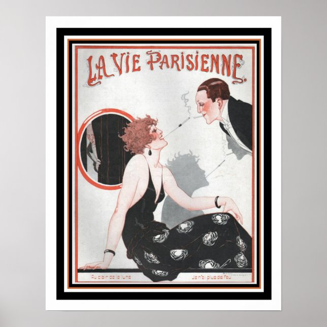 Art Deco La Vie Parisienne 16 x 20 Poster (Frente)
