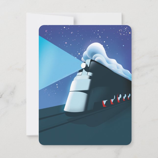 Art Deco Locomotive (Verso)