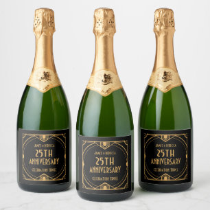 Art Deco Names CelebratIon Black 25