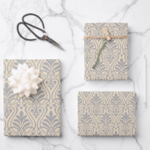 Art Deco Pattern 01 - Cinzas Espanholas em Branco
